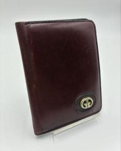 GUCCI レザー名刺入れ レッド 希少品 GUCCI グッチ 名刺入れ カードケース ワインレッド