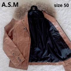 A.S.M アトリエサブメン レザージャケット 水牛革カウスキン