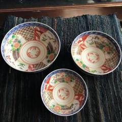伊万里色絵鉢 大中小3客 骨董 伊万里 鉢 大中小 3つ 色絵 アンティーク