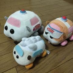 プイプイモルカーぬいぐるみ(３体セット) モルカー ぬいぐるみ 3体セット - メルカリ
