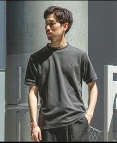 フレッドペリー　エディフィス　ニットポロ　 キナリ　オフホワイト　Lサイズ　和紙 フレッドペリー エディフィス ニットポロ キナリ オフホワイト L