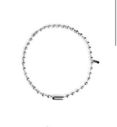 (2plan) 23FW 023 Engraved ball necklace