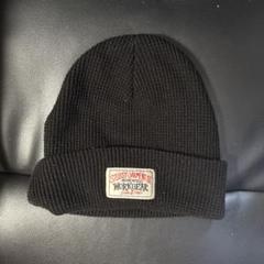 STÜSSY WORKGEAR ブラックニット帽 - メルカリ