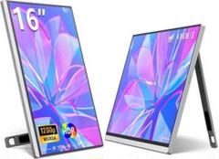 【値下げ】VEOUT 16インチモニター + Amazonベーシックケース 値下げ】VEOUT 16インチモニター + Amazonベーシックケース