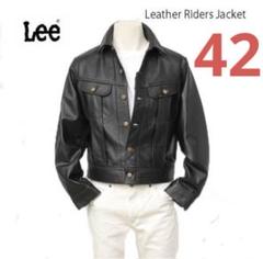 期間限定セール Lee Riders LM9911 レザーライダースジャケットBlack 42 ジャケット・アウター