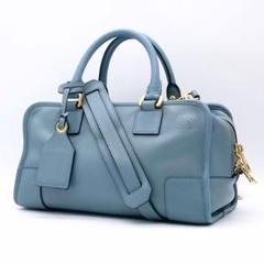 【極美品】LOEWE ロエベ アマソナ 28 後期 アナグラム ブルー　2way