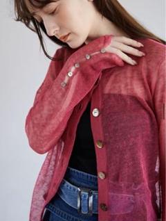 Intimite 佐々木希 Low Gauge Knit Cardigan 2025年最新】intimite カーディガンの人気アイテム - メルカリ