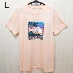 ザ ノースフェイス ハワイ限定 半袖Tシャツ L ピンクソルト