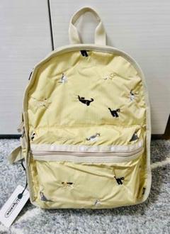 【クロネコ】新品LeSportsac バックパック　猫刺繍 通販生活®レスポの猫刺繍バッグ｜【公式】カタログハウスの通販