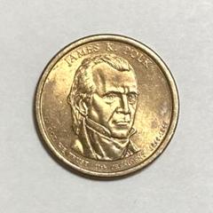 第11代アメリカ大統領ジェームズK・ポーク記念1ドル硬貨