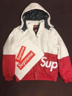supreme sideline side logo parka