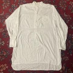 30s フランス ビンテージ グランパシャツ　フレンチワーク 30s ヴィンテージ 古着 フレンチ リネンシャツ グランパシャツ