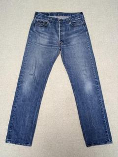 Levi's 501ハチマル　USA製　w36 色落ち 80s LEVIS 501 USA製 ハチマル デニム パンツ W36