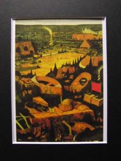 生駒 泰充 【EL NIDO】 希少画集画、状態良好、新品高級額装付 生駒泰充、EL NIDO、希少な画集より、新品高級額・額装付、状態良好