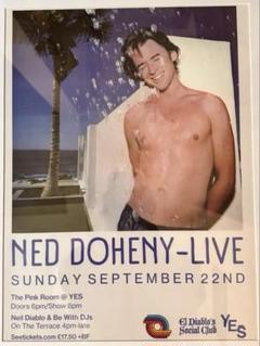 激レア ネッドドヒニー Ned Doheny ライブ　ポスター 激レア ネッドドヒニー Ned Doheny ライブポスター