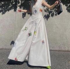 AMERI ELEANOR LINEN LIKE DRESS即購入不可 - メルカリ