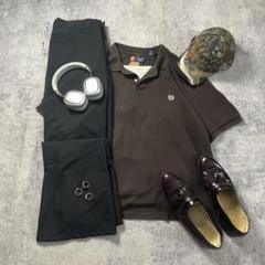 c-boy style CHAPS ポロシャツ シティーボーイ フレアパンツ