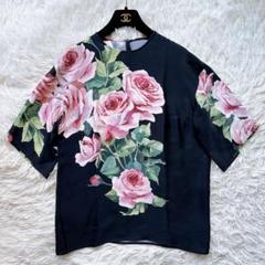 D&G 花柄 半袖 トップス DOLCE&GABBANA（花柄 ・ Tシャツ(半袖/袖なし)）のフリマ