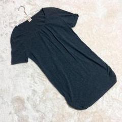 キャトルシャトン * トップス 半袖 Tシャツ チュニック チャコール (M)