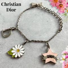 美品✨Baby Dior ブレスレット フラワー スター ロゴ チャーム