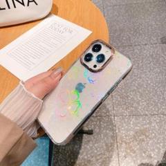 iphone13ケース　幸せ 四つ葉クローバー　クリア