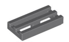 レゴ　4210631　タイル　1x2　グリル　ダークグレー　30個のサムネイル
