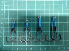 シャウト　TCスパーク1/0使用　アシストフック4組セット　ヘッドショットのサムネイル