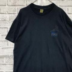 USA製90sヴィンテージTシャツ！シングルステッチ　ブラック半袖古着724