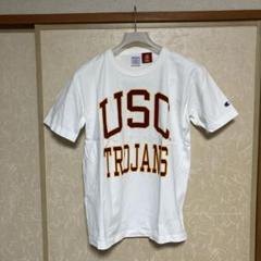 【美品】champion チャンピオン T1011 USA製 USC Tシャツ