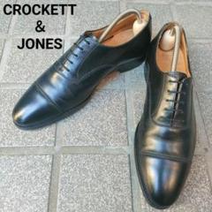 CROCKETT & JONES UK 6 E 24.5cm ブラック　革靴