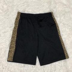 希少▲ミタニ▲スポーツウェア ハーフパンツ ブラックM レオパード ジャージ