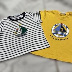 美品☆ファミリア☆トップスＴシャツセット☆80