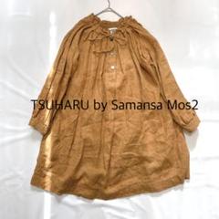 流行り の ブランド  TSUHARU 麻100 リネンタックカラースモックチュニック SM2 by トップス