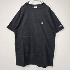 Champion　半袖　Tシャツ　XL　シンプル　ワンポイント　ロゴ　古着コーデ