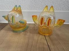 MAO THE GHOST CAT BEN ソフビ イエロー 2個セット Mao - Ben the Ghost Cat - Yellow Jade - Soft Vinyl Toy - Q