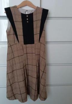 【美品】popelin ワンピース 7y