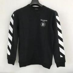 【大人気】BALMAIN ブラックトレーナー