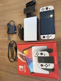 【未使用に近い】有機EL Nintendo Switch スイッチ本体ホワイト