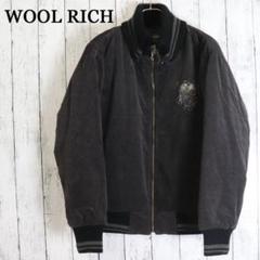 レア　WOOLRICH　ウールリッチ　スパンコール　ベロア　ジップアップブルゾン
