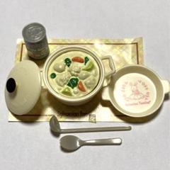 ミニチュアフード  クリームシチューセット マーブルチョコ - ミニチュア食品
