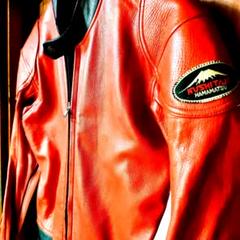 新品　クシタニ　古いセパレート布ツナギ Yahoo!オークション - 当時物 クシタニ KUSHITANI 革ツナギ 革