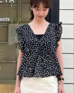 basement online【新品】花柄レースブラウス