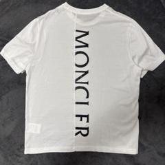 【美品】MONCLER モンクレール バッグロゴ Tシャツ 白 Lサイズ