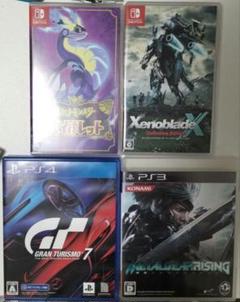4本ソフトまとめ売りSwitchソフトなど
