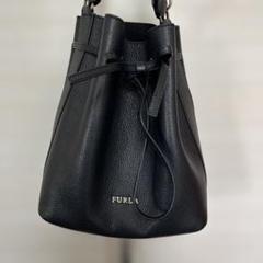 しろくま　美品　フルラ　ショルダーバッグ　2way 黒　レザー　巾着型 楽天市場】【新品未使用品】【バッグ】FURLA フルラ