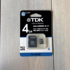 TDK microSDHCカード 4GB SDカード対応アダプター付き