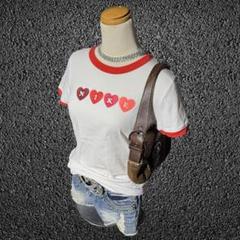 00s y2k Nike ハートロゴ リンガーT ピチT 平成女児 平成ギャル
