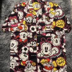 未使用　レトロ　LITTLE BOBDOG パジャマ　L 総柄　セットアップ