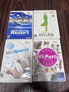 【早めに発送】Wiiソフト4本セット