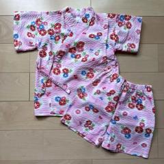 甚平　浴衣　女の子　90cm　 朝顔　アサガオ